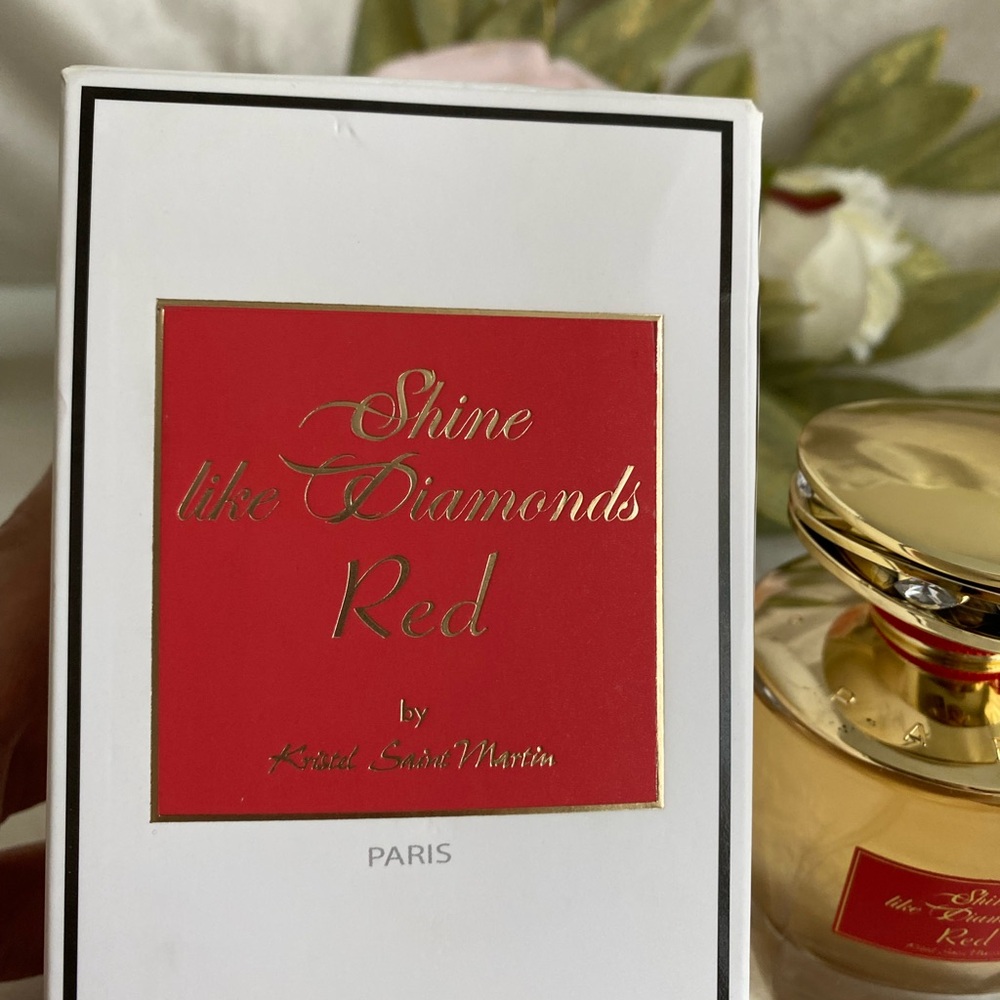 Kristel Saint Martin Shine Like Diamonds Red 3.3 fl oz - Picture 3 of 7